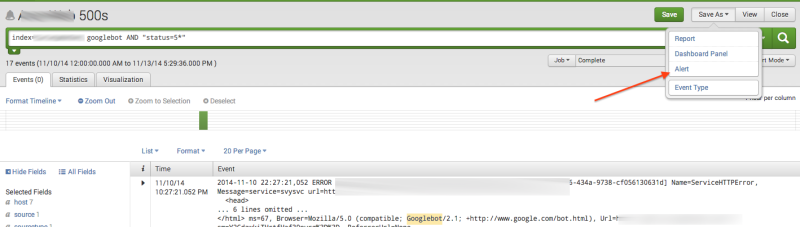 7、實時監(jiān)控500頁面